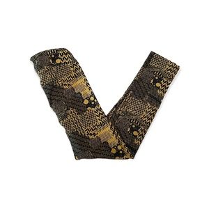 OS LuLaRoe NEW Leggings One Size Fall Perfect Quilt Look OS fits 2-10
